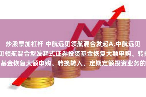 炒股票加杠杆 中航远见领航混合发起A,中航远见领航混合发起C: 中航远见领航混合型发起式证券投资基金恢复大额申购、转换转入、定期定额投资业务的公告