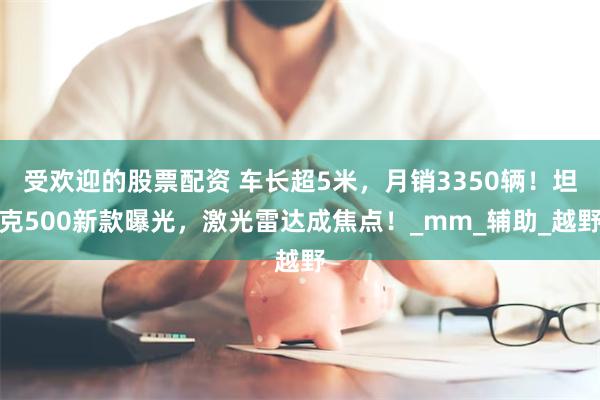 受欢迎的股票配资 车长超5米，月销3350辆！坦克500新款曝光，激光雷达成焦点！_mm_辅助_越野